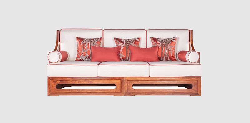 金平客厅中式实木沙发组合